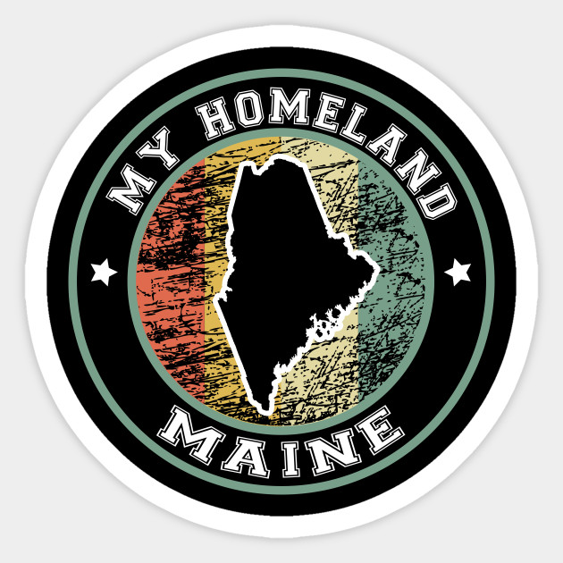 Homeland Maine state USA vintage